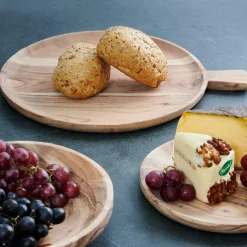 CASA ACACIA CHIC Assiette Avec Manche Naturel* Assiettes