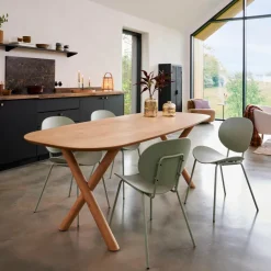 CASA ACACIA Pieds De Table X Set De 2 Naturel* Tables À Manger