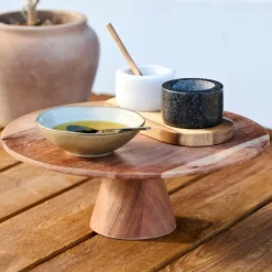 CASA ACACIA Support à Cake Naturel* Plats À Servir