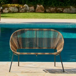 CASA ACAPULCO Banc Lounge Empilable* Bancs De Jardin