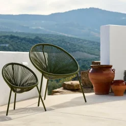 CASA ACAPULCO Chaise Pour Enfants Vert*Enfant Kids|Chaises Pour Enfants