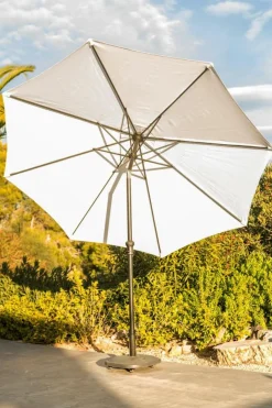 CASA ALU Parasol Sans Pied De Parasol Blanc* Parasols