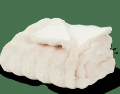 CASA ALVA Plaid Blanc Cassé* Plaids