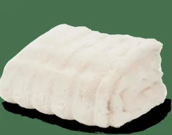 CASA ALVA Plaid Blanc Cassé* Plaids