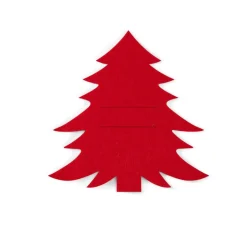 CASA ARBO Porte-couverts Set De 4 Rouge* Pochettes À Couverts