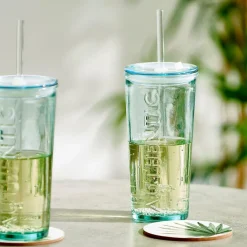 CASA AUTHENTIC Verre Avec Paille Transparent* Verres Avec Paille