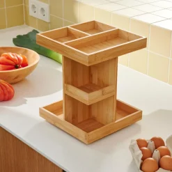 CASA BAMBOO Organisateur Naturel* Paniers Tiroirs