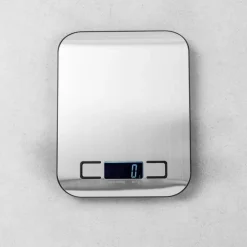 CASA BASIC Balance De Cuisine Digital Métal, Argent* Aide Cuisine