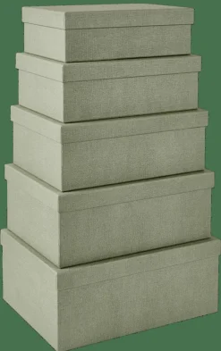 CASA BIGSO Boîte De Rangement M Menthe* Boîtes De Rangement