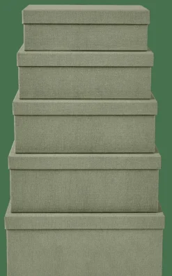 CASA BIGSO Boîte De Rangement XL Menthe* Boîtes De Rangement