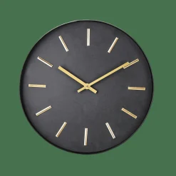 CASA BLACK Horloge Murale Noir* Horloges