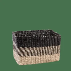 CASA BOBO Panier Tiroir Noir, Naturel* Paniers Tiroirs