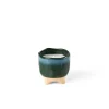 CASA CERAMIC Bougie Dans Un Pot Bleu* Bougies