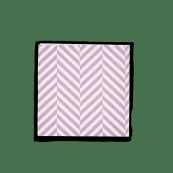 CASA CHEVRON Set De 20 Serviettes Mauve* Serviettes