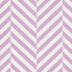 CASA CHEVRON Set De 20 Serviettes Mauve* Serviettes