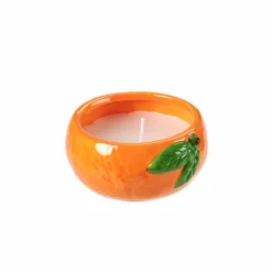 CASA CITRONELLA Plat En Terre Cuite Orange* Bougies De Jardin