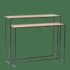 CASA COMBO Table Murale Set De 2 Naturel* Consoles