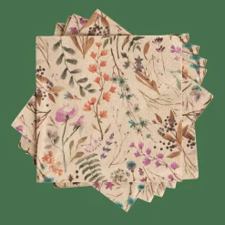 CASA ECO DRIED FLOWER Set De 20 Serviettes Multicolore* Serviettes