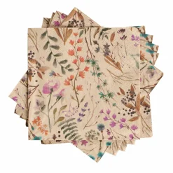 CASA ECO DRIED FLOWER Set De 20 Serviettes Multicolore* Serviettes