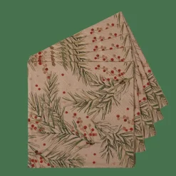 CASA ECO HOLLY Set De 20 Serviettes Multicolore* Serviettes