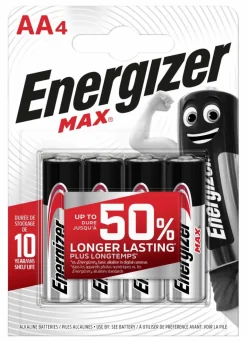 CASA ENERGIZER Pile Alcaline Set De 4* Accessoires Bureau