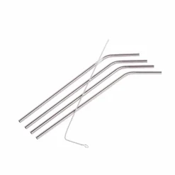 CASA FANCY Pailles à Cocktail Avec Brosse Argent* Cocktail Accessoires