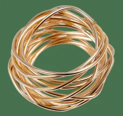 CASA FILLY Rond De Serviette Doré* Ronds De Serviette