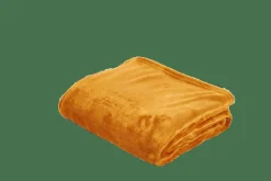 CASA FLANELLA Plaid Jaune Foncé* Plaids