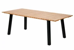 CASA FORMAX Table De Jardin Avec Pieds Natural/noir* Tables De Jardin