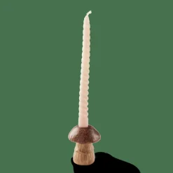 CASA FUNGI Bougeoir Brun* Bougeoirs|Automne