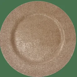 CASA GLITTER Assiette Déco Doré* Assiettes Deco