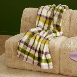 CASA GUST Plaid Multicolore* Automne