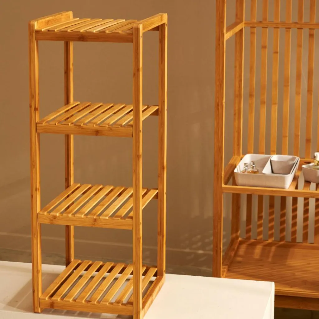 CASA HELGE Étagère 3 Tiroirs Naturel* Étagères