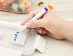 CASA HOMEY CLIP Marqueur Craie Pour Boîte Bleu* Aide Cuisine