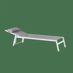 CASA HUGO Chaise Longue Blanc, Gris* Chaises Longues
