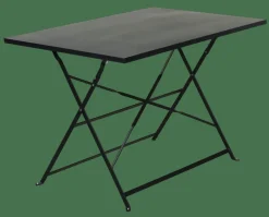 CASA IMPERIAL Table Pliante Rectangulaire Noir* Tables Bistrot|Tables De Jardin