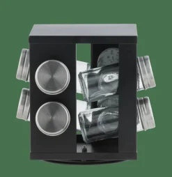 CASA INDUSTRIA Carrousel à épices 8 Récipients Noir* Pots À Épices