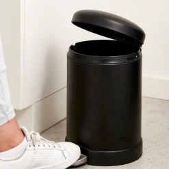 CASA INDUSTRIA Poubelle à Pédale 5l Noir* Poubelles De Cuisine|Poubelles