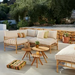 CASA ISLAND ECO Coussin De Jardin Chaise Longue Aqua* Coussins De Jardin