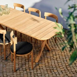 CASA JULES Set De Jardin Avec Coussins De Chaise Noir* Tables De Jardin|Sets De Jardin