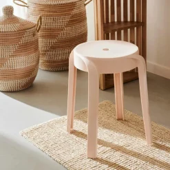CASA KARLUS Tabouret Beige* Tabourets