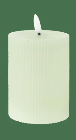 CASA LED Bougie Avec LED Menthe* Bougies Led