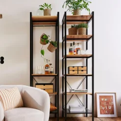 CASA MARCEL Porte-vêtements Noir* Étagères