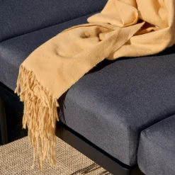 CASA MARTA Plaid Brun Clair* Plaids