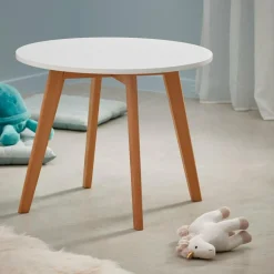 CASA MATHIAS Table Pour Enfants Blanc, Naturel*Enfant Kids|Meubles Pour Enfants