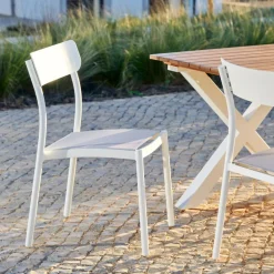 CASA MAVAS Chaise Empilable Blanc* Chaises De Jardin
