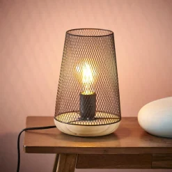 CASA MESH Lampe De Table Noir* Lampes De Table