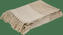 CASA MIMI Plaid Brun Clair* Plaids