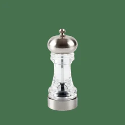 CASA MOLINO Moulin à Poivre Et à Sel Argent, Transparent* Pots À Épices