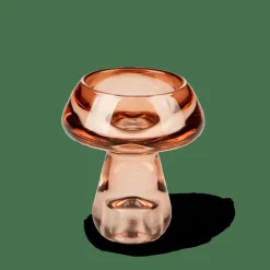 CASA MUSHROOM Support Bougie Chauffe-plat Brun* Porte-Bougies|Automne